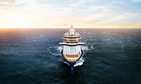 Обои море, круизный лайнер, корабль, лайнер