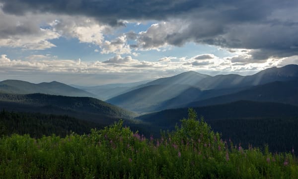 Обои Лучи солнца, Сибирь, Ергаки, Лещёнок Александр, утро