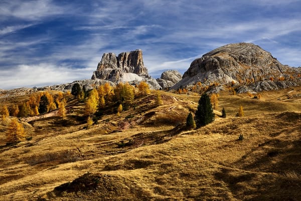Обои горы, Dolomites, Passo Falzarego, Italy, Jan Sieminski, цвета