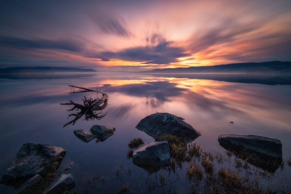 Обои вода, природа, Ole Henrik Skjelstad, Норвегия, небо, Тирифьордене