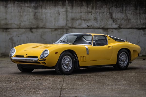 Обои Bizzarrini, Strada Bertone, Ретро, 1966, GT, 5300, Желтый