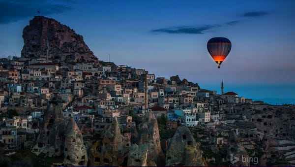 Обои Cappadocia, Каппадокия, воздушный шар, Турция