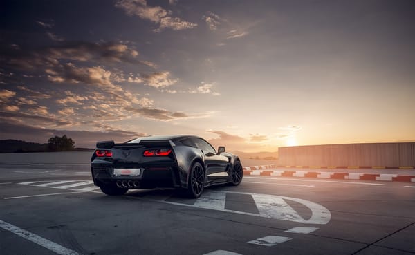 Обои martin cyprian, Corvette, Chevrolet, паркинг