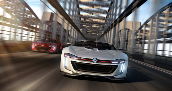 Обои Volkswagen, мост, дорога
