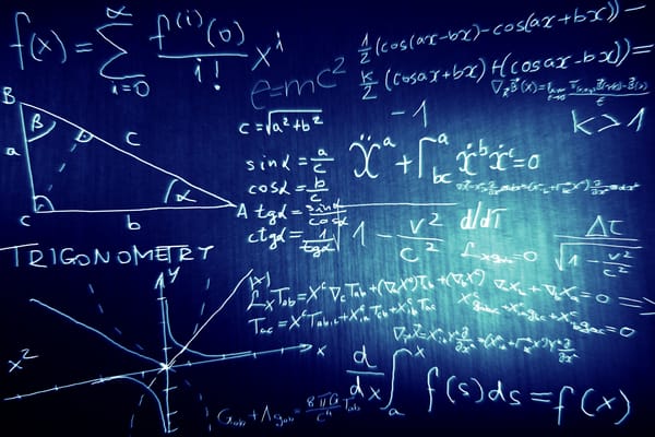 Обои алгебра, mathematics, blackboard, математика, доска