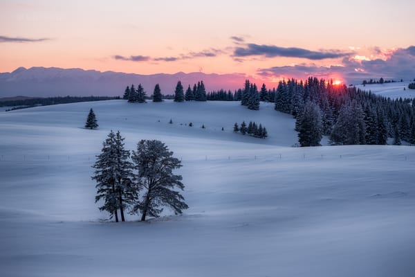 Обои солнце, зима, winter sunset, закат