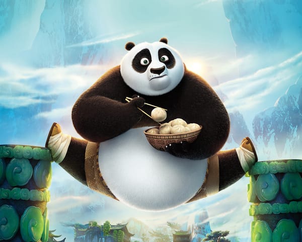 Обои панда, пельмешки, kung fu panda 3, кунг фу панда, по, шпагат
