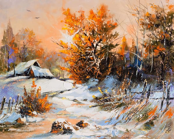 Обои зима, деревня, winter scene, снег, Perfect, пейзаж, домики