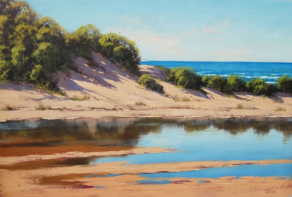 Обои рисунок, Арт, artsaus, coastal beach dunes