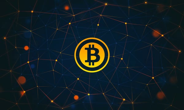 Обои Золотой символ Биткоин