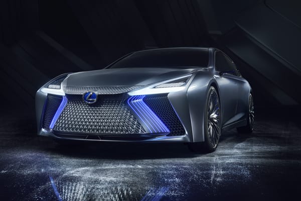 Обои Автомобиль Lexus LS+ Concept,2017 вид спереди