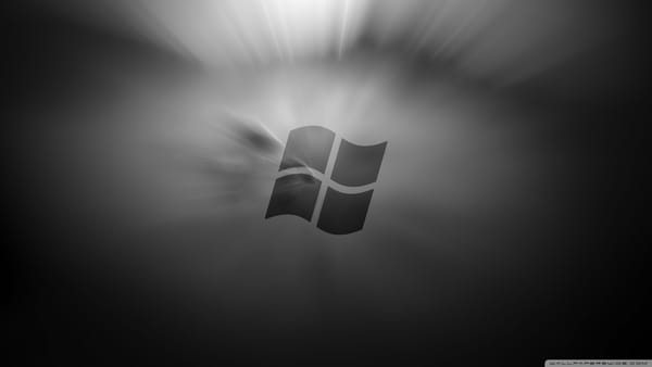Обои Windows 8 черная тема