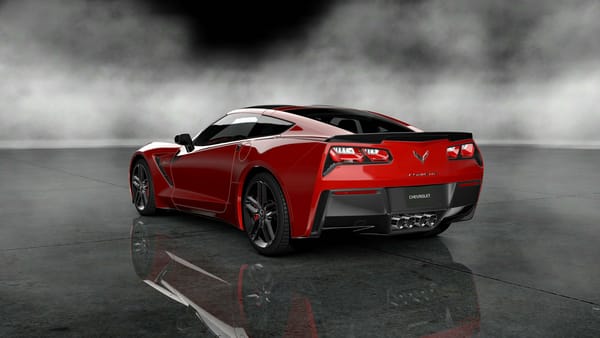 Обои Автомобиль марки Chevrolet модели Corvette 2014 года